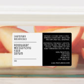 waterproof modern white black dropper bottle label etiketten (Befestigt)
