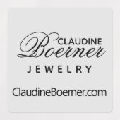 Waterproof Square Etiketten (Design 2)