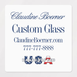 Waterproof Square Etiketten