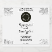 Waterproof white cosmetics bottle label add logo schaumweinetikett (Einzelnes Label)