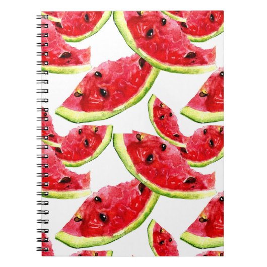 Waterrmelon-Muster Notizblock (Vorderseite)
