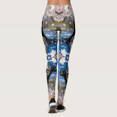 "Water's Digital Dream" - ein digitales Portrait Leggings (Rückseite)