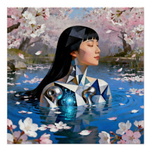 "Water's Digital Dream" - ein digitales Portrait Poster