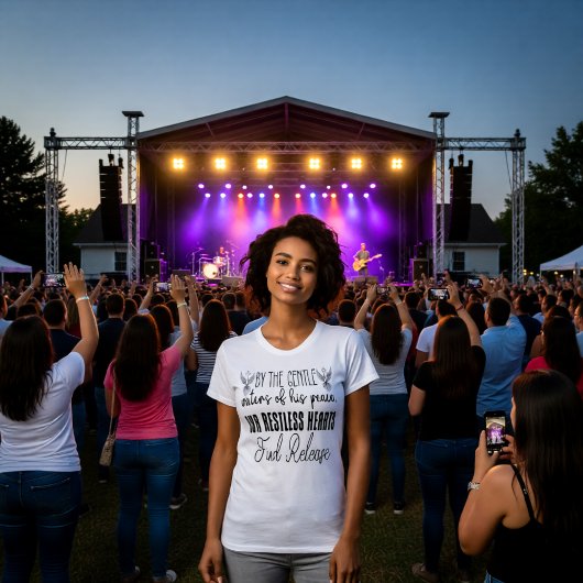 Waters of His Peace Unruhige Herzen Release Tee