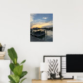 Waterscape Sunset Foto Poster (Heimbüro)