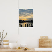 Waterscape Sunset Foto Poster (Küche)