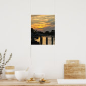 Waterscape Sunset Foto Poster (Küche)