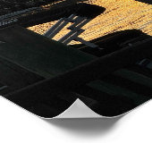 Waterscape Sunset Foto Poster (Ecke)