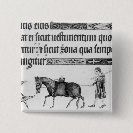 Waterseller, Illustration von 'Luttrell Psalter Button (Vorderseite)