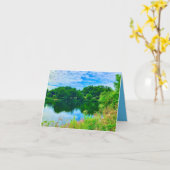 Waterside Green Card Karte (Gelbe Blume)