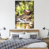 Waterside Haven Leinwanddruck (Insitu (Schlafzimmer))