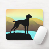 Waterside Vizsla T - Shirts, Kleid u. Geschenk Mousepad (Mit Mouse)