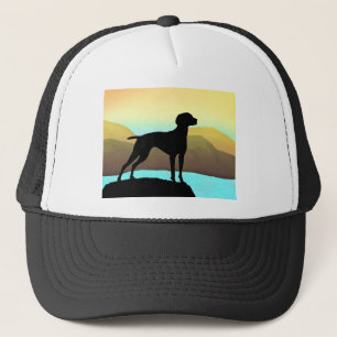 Waterside Vizsla T - Shirts, Kleid u. Geschenk Truckerkappe