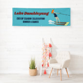 Waterski im Vintagen Stil Banner (Insitu)