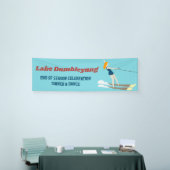 Waterski im Vintagen Stil Banner (Messeveranstaltung)