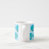 Waterski im Vintagen Stil Espressotasse (Rückseite)