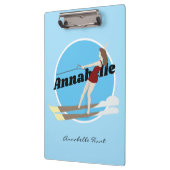 Waterski im Vintagen Stil Klemmbrett (Links)