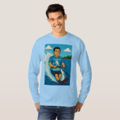 Waterskier with a racquetball shirt (Vorne ganz)