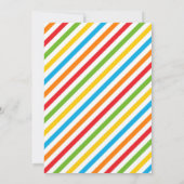 Waterslide Geburtstagsparty Einladung (Rückseite)