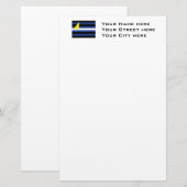 WATERSPORTS STOLZ-FLAGGE BRIEFPAPIER (Vorne/Hinten)