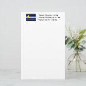 WATERSPORTS STOLZ-FLAGGE BRIEFPAPIER (Stehend Vorderseite)