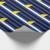WATERSPORTS STOLZ-FLAGGE GESCHENKPAPIER (Ecke)
