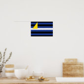 WATERSPORTS STOLZ-FLAGGE POSTER (Küche)