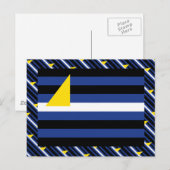 WATERSPORTS STOLZ-FLAGGE POSTKARTE (Vorne/Hinten)