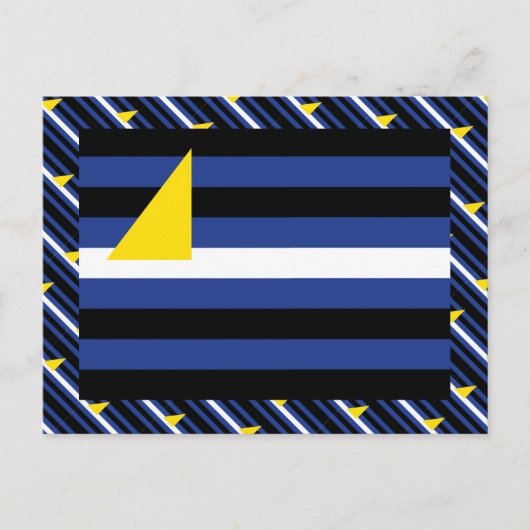 WATERSPORTS STOLZ-FLAGGE POSTKARTE (Vorderseite)