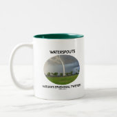 Waterspouts Naturschauspiele Zweifarbige Tasse (Links)