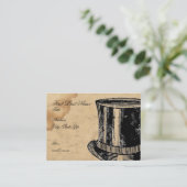 Waterstaiined Zylinder-Visitenkarte Visitenkarte (Stehend Vorderseite)