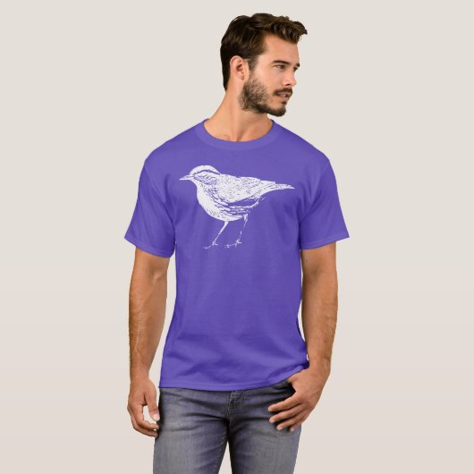 Waterthrush White Design T-Shirt (Vorne ganz)