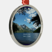 Waterton Lake, Alberta, Kanada, Ornament Aus Metall (Rechts)