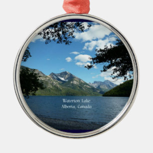 Waterton Lake, Alberta, Kanada, Ornament Aus Metall