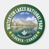Waterton Lakes National Park Alberta Canada Magnet (Vorne)