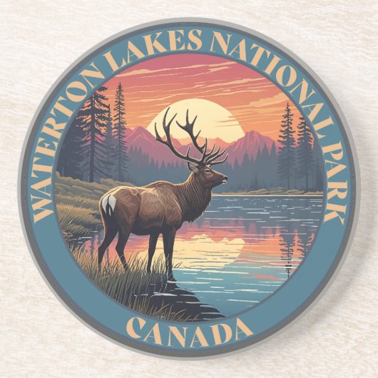 Waterton Lakes National Park of Canada Getränkeuntersetzer (Vorne)