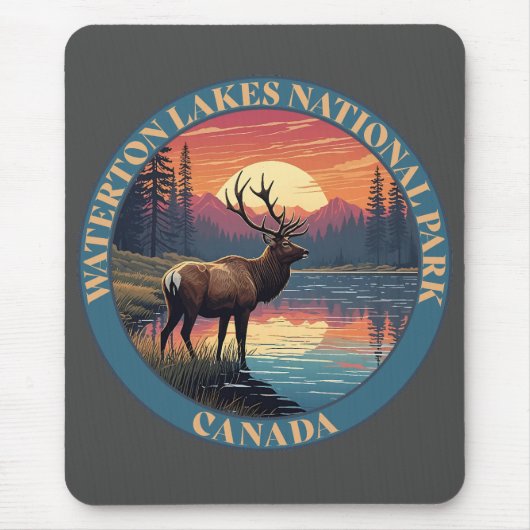 Waterton Lakes National Park of Canada Mousepad (Vorne)