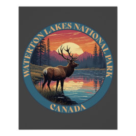 Waterton Lakes National Park of Canada Poster