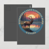 Waterton Lakes National Park of Canada Postkarte (Vorne/Hinten)