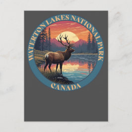 Waterton Lakes National Park of Canada Postkarte