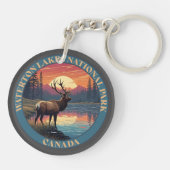 Waterton Lakes National Park of Canada Schlüsselanhänger (Rückseite)