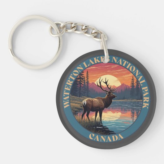 Waterton Lakes National Park of Canada Schlüsselanhänger (Vorderseite)