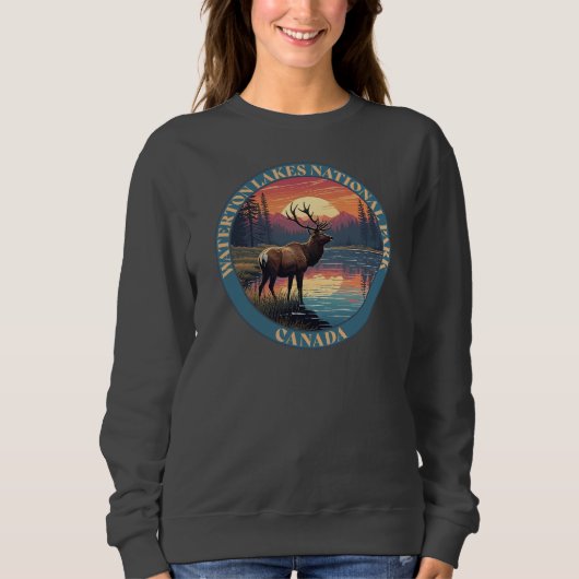 Waterton Lakes National Park of Canada Sweatshirt (Vorderseite)