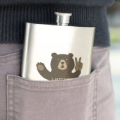 Waterton Lakes National Park Peace Bear Flachmann (Beispiel)