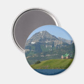 Waterton Lakes National Park Prince Hotel Magnet (Vorderseite/Rückseite)