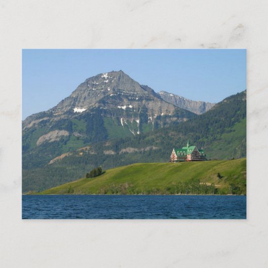 Waterton Lakes National Park Prince Hotel Postkarte (Vorderseite)