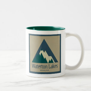 Waterton Lakes National Park Rustikal Zweifarbige Tasse
