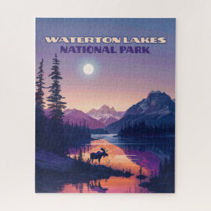 Waterton Lakes Nationalpark Kanada Alberta Puzzle