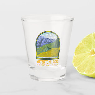 Waterton Lakes Nationalpark Kanada Reise Vintage Schnapsglas