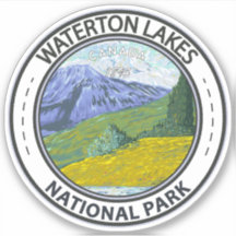 Waterton Lakes Nationalpark Kanada Reisen Vintag